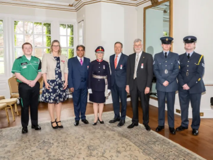 Martin Andrew Receives His Gong