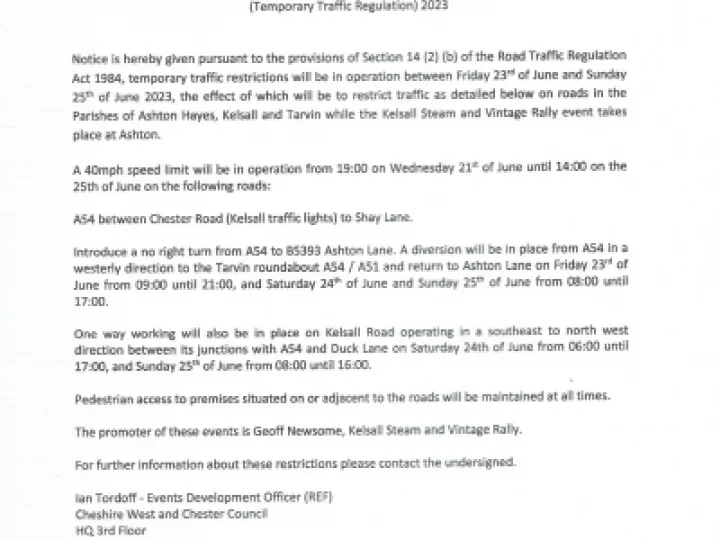 Road Changes Kelsall Vintage Rally June 2023  PhotoScan