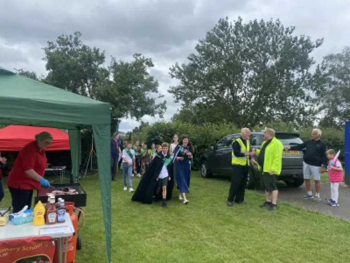 Summer fete 2023 arrival of the king and queen