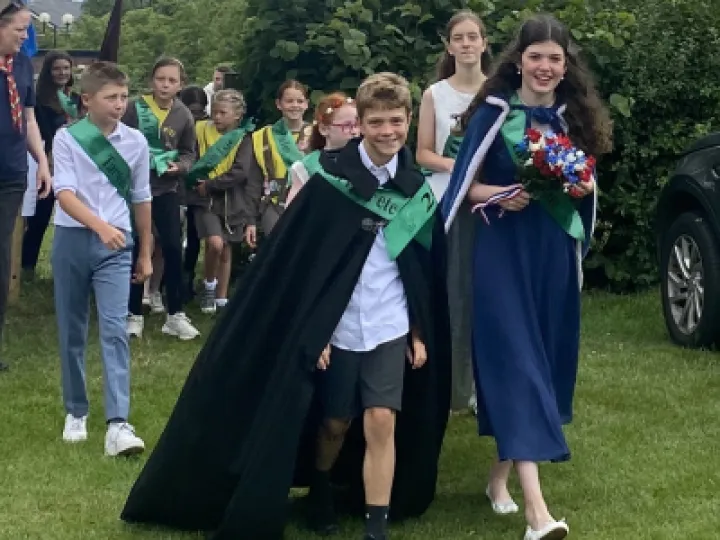 Summer fete 2023 arrival of the king and queen