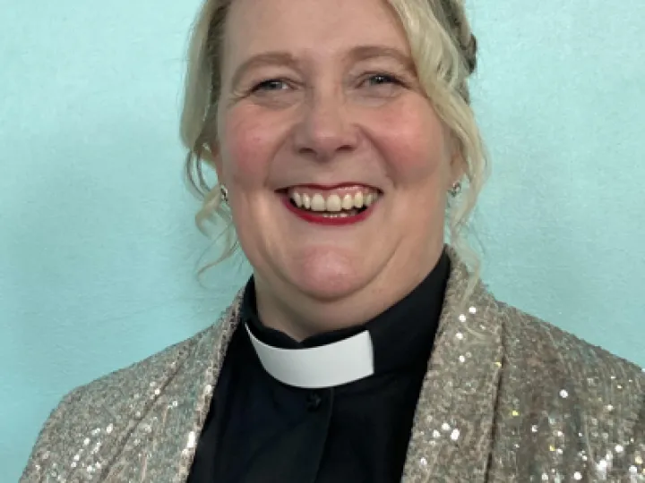 Rev Angy Long at Welcome Service