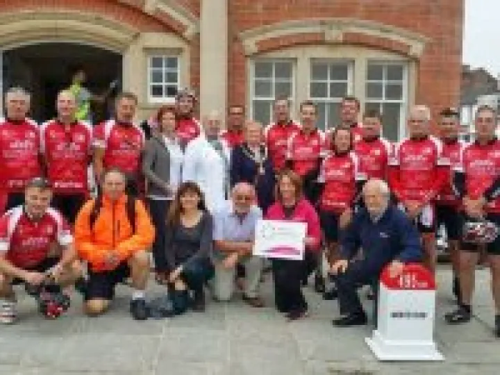 Leaving Thame Town Hall