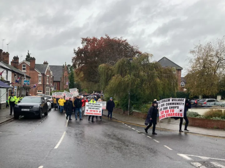 Car park Charge Protest