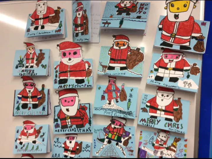 Father Christmas cards