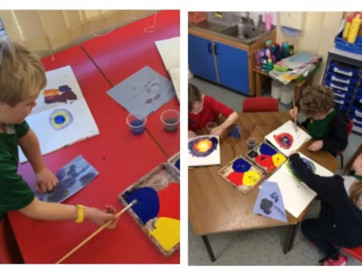 Clarice Cliff Painting