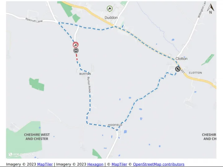 Burton Road Duddon – 19th March 4x3