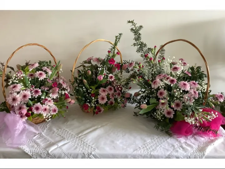 Baskets For Flower Arranging Day