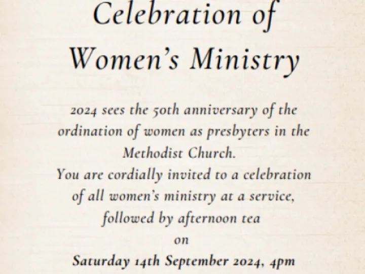 Celebrating Women's ministry