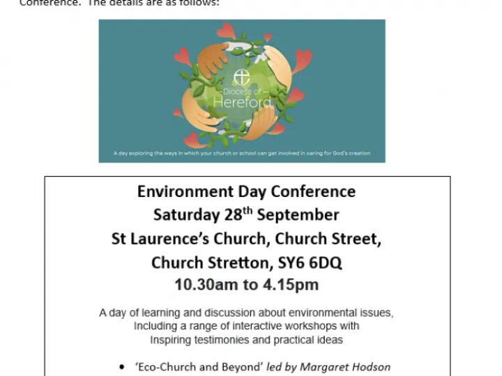 Care for creation with Diocese event