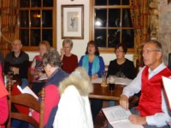 Christmas singalong with the Sing for Fun group