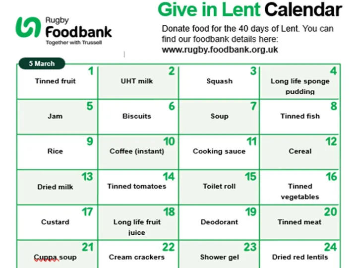 Give in Lent