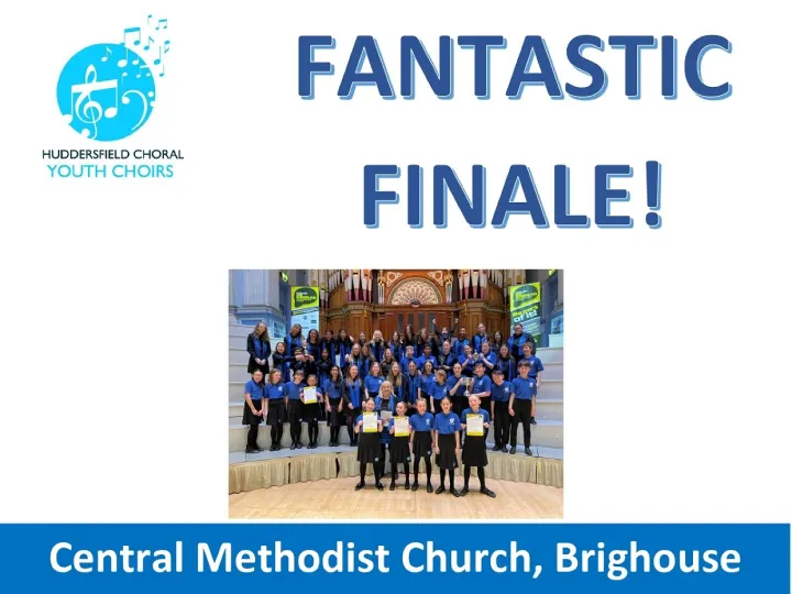 Hudds Youth Choir June 25