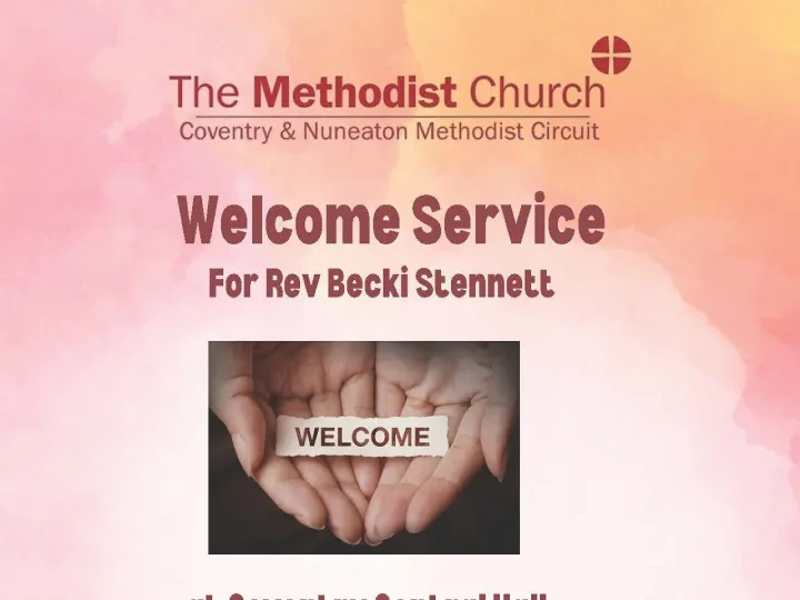Welcome Service 4th September 2025