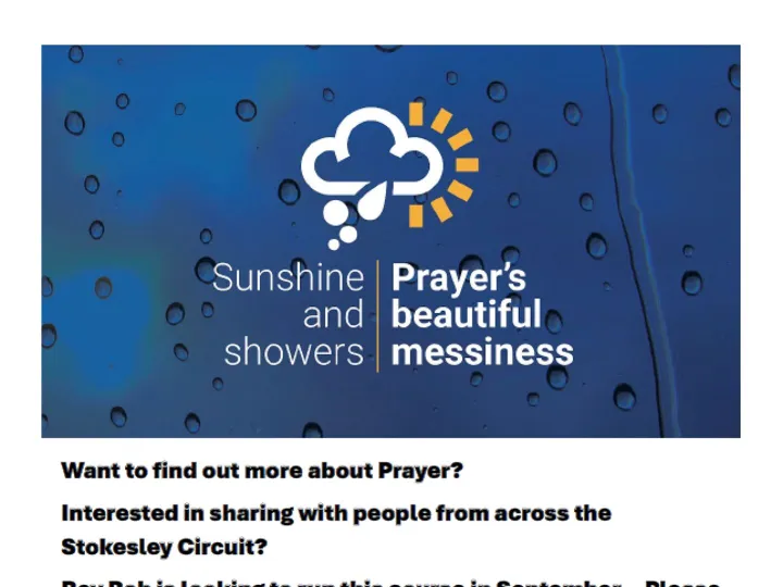 Sunshine and Showers