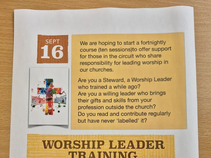 Worship Leader Training