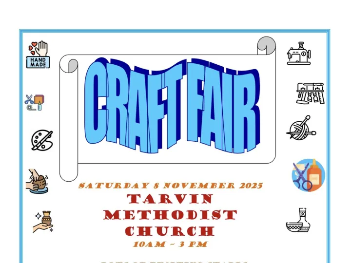 Craft Fair poster 2025