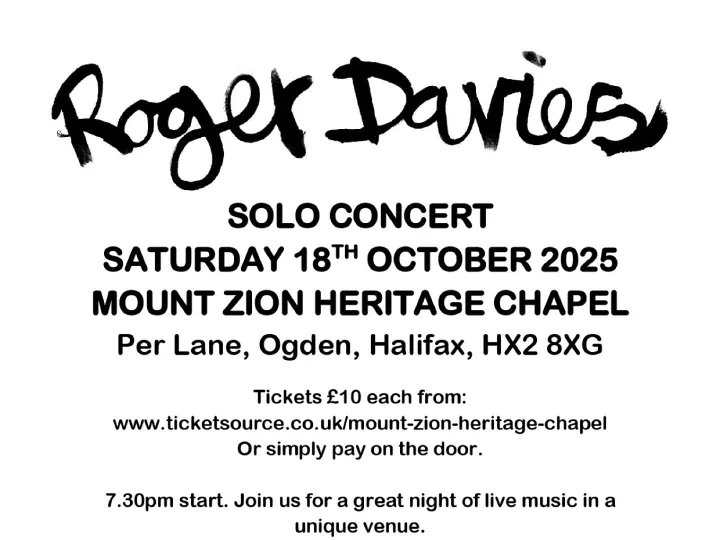 Roger Davies Concert Oct 25