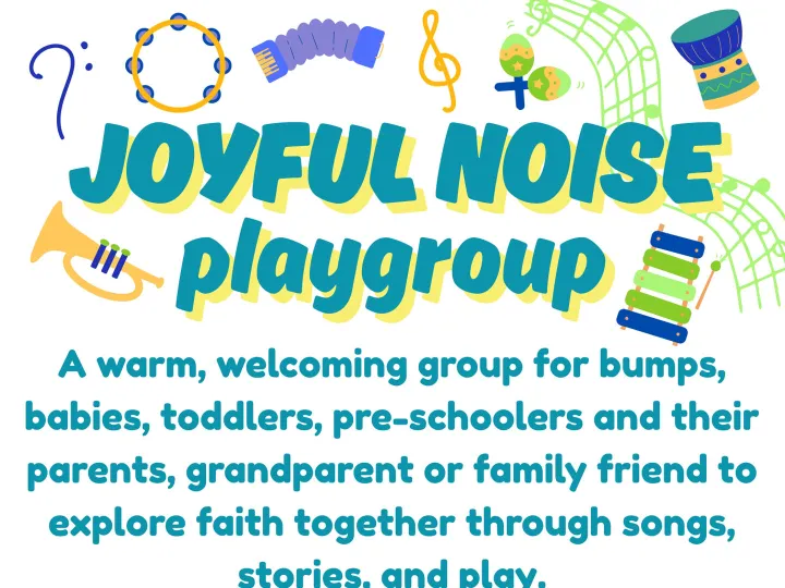 Joyful Noise Playgroup Poster (Darley Dale)