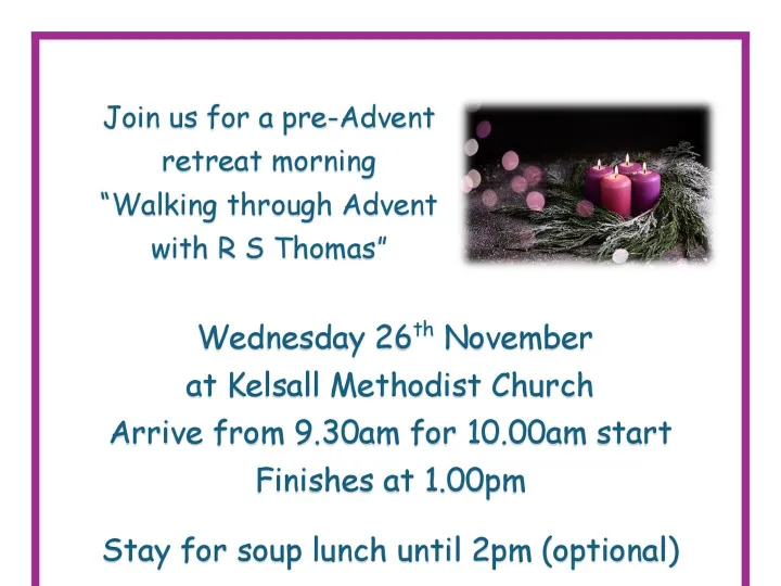 KMC Advent Retreat Poster 2025