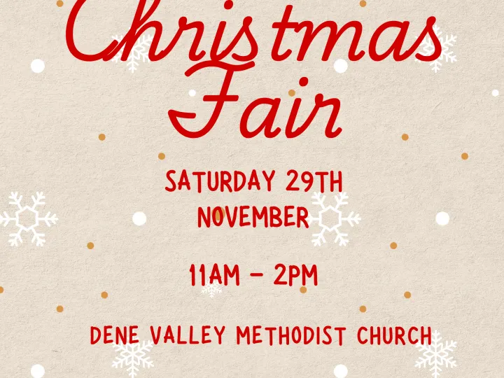 Dene Valley Christmas Fair 29.11.2025