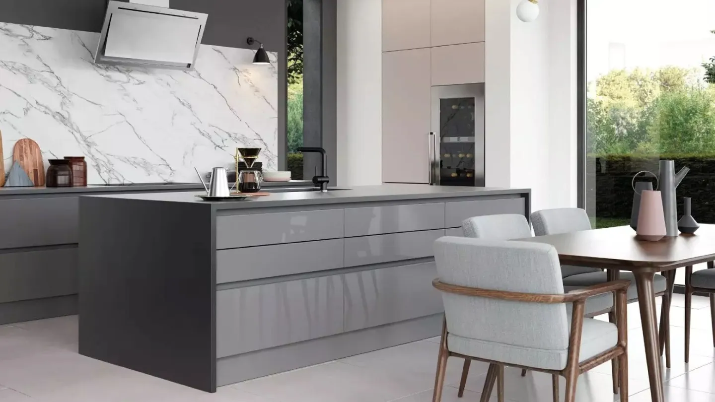 Alku Modern Grey Gloss Kitchen